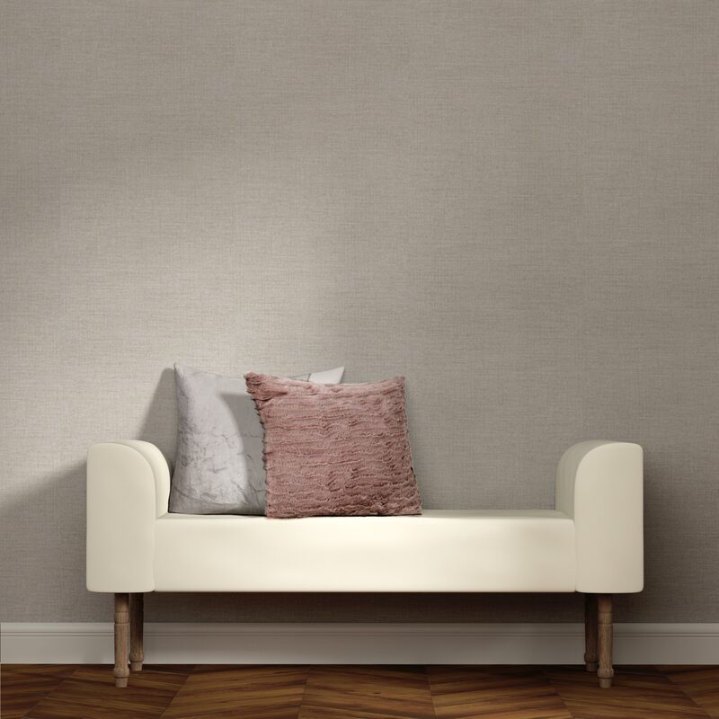 Coussin SVENIA coloris taupe 45 x 45 cm