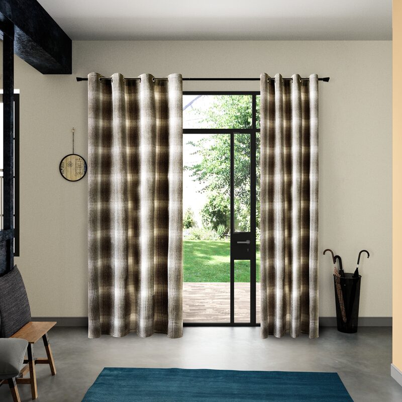 Rideau TITUS coloris beige 140 x 240 cm