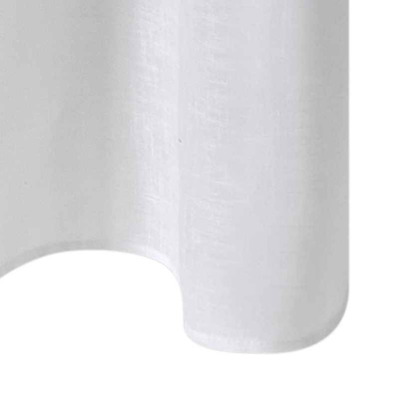 Voilage ASPECT LIN coloris blanc 145 x 260 cm