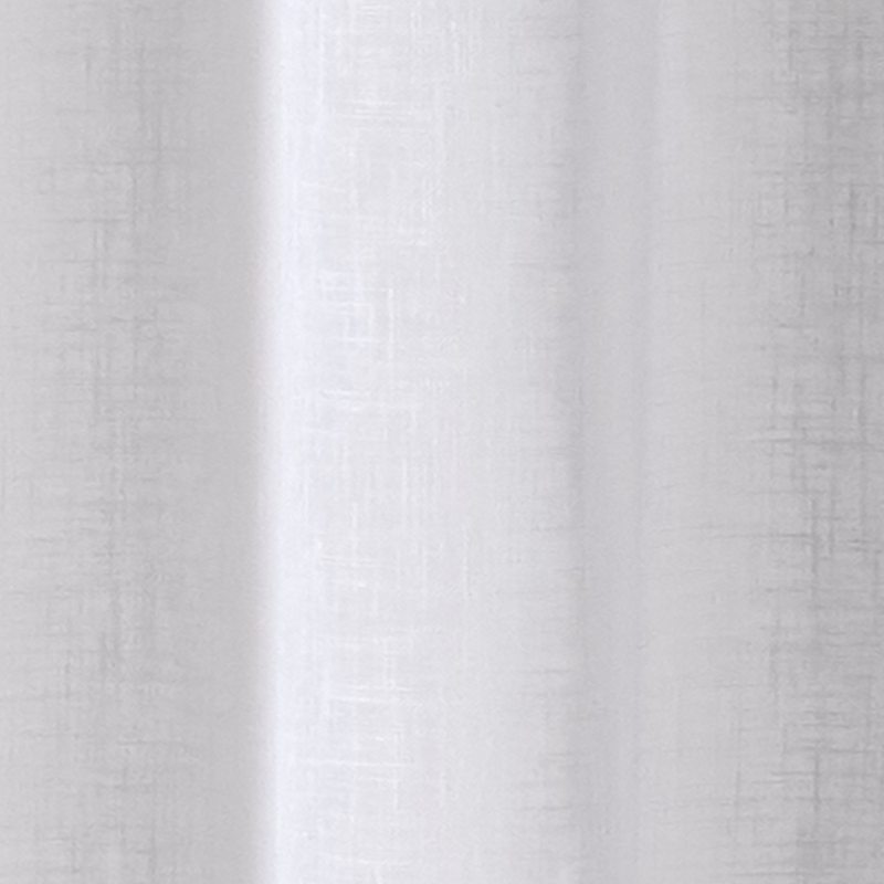 Voilage ASPECT LIN coloris blanc 145 x 260 cm