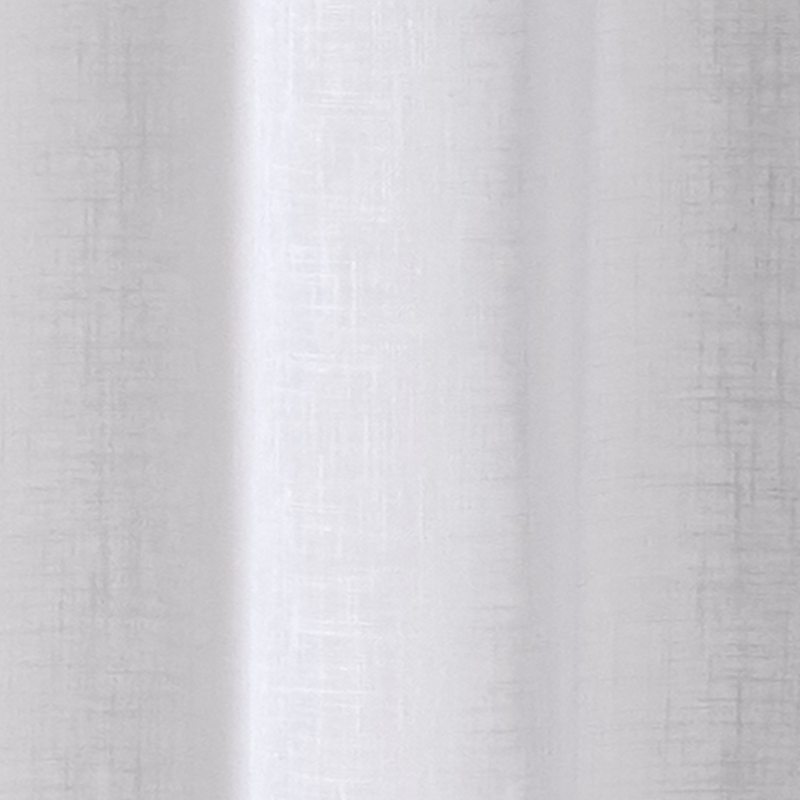 Voilage ASPECT LIN coloris blanc 145 x 260 cm