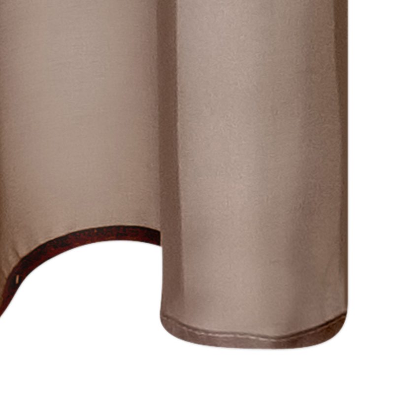 Voilage VOILE CHIC coloris taupe 145 x 240 cm