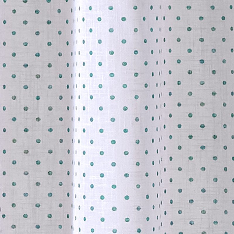 Voilage MILLE POIS coloris vert 150 x 240 cm