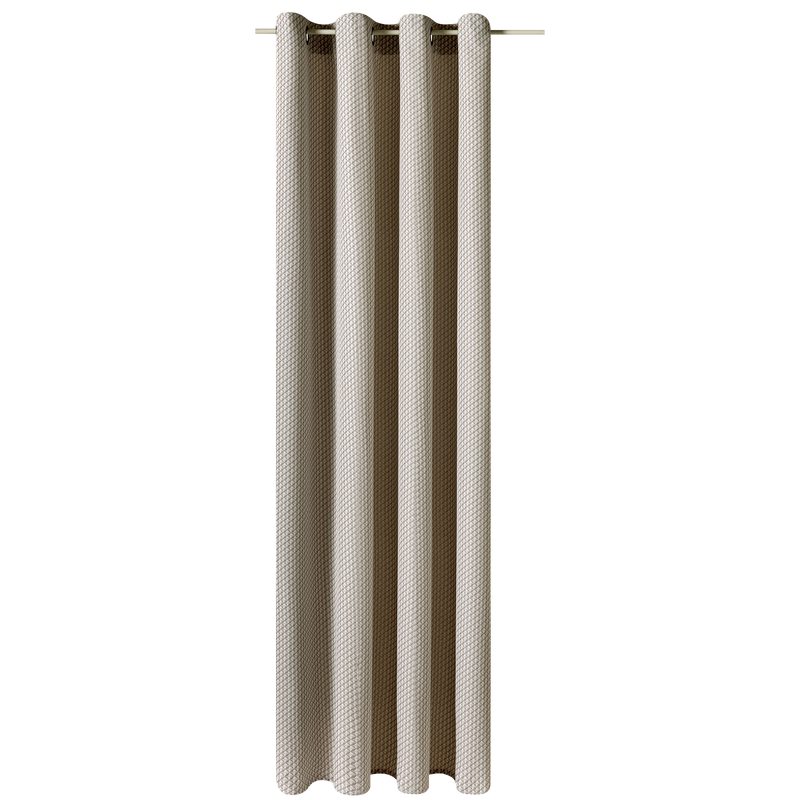 Rideau VILLA coloris gris 135 x 240 cm
