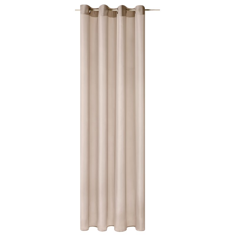 Voilage VOILE CHIC coloris beige 145 x 240 cm