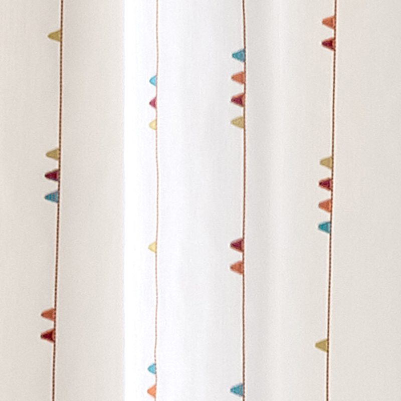 Voilage PYRAMIDE coloris multicolore 140 x 260 cm