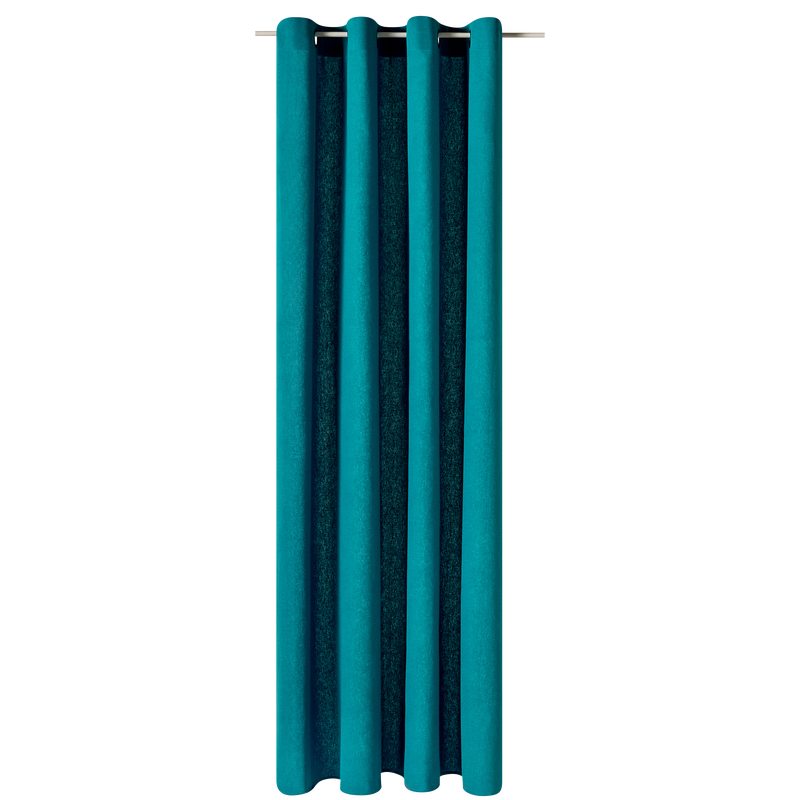 Rideau BRUSH coloris vert 135 x 240 cm