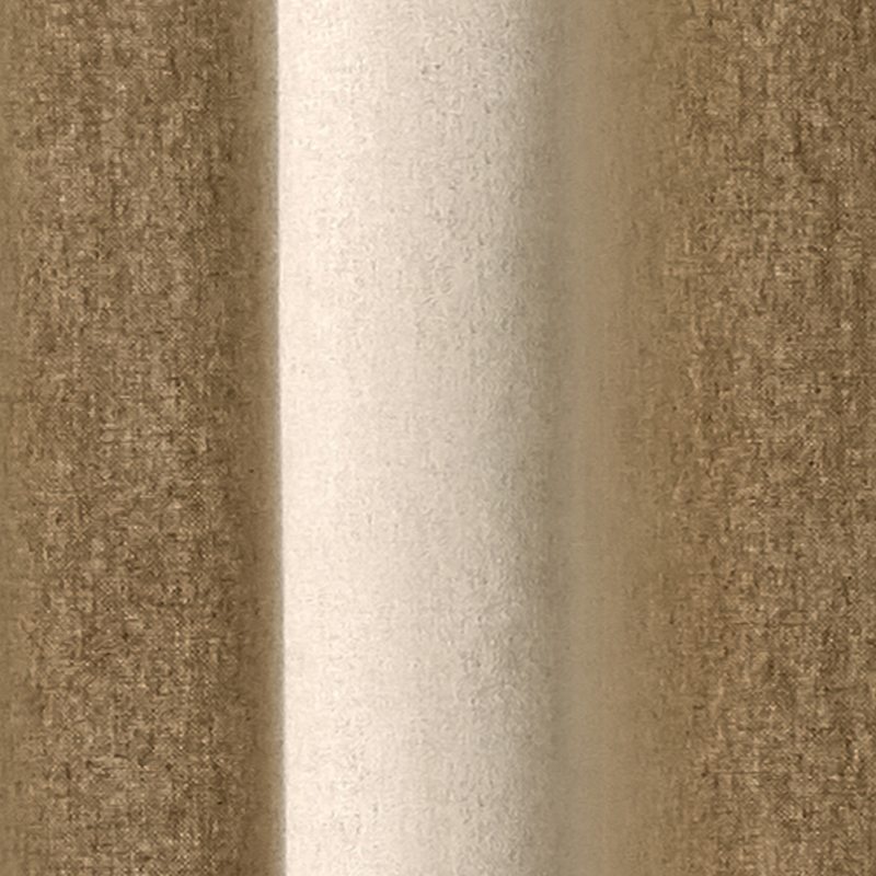 Rideau Lin BRUSH coloris beige 135 x 240 cm