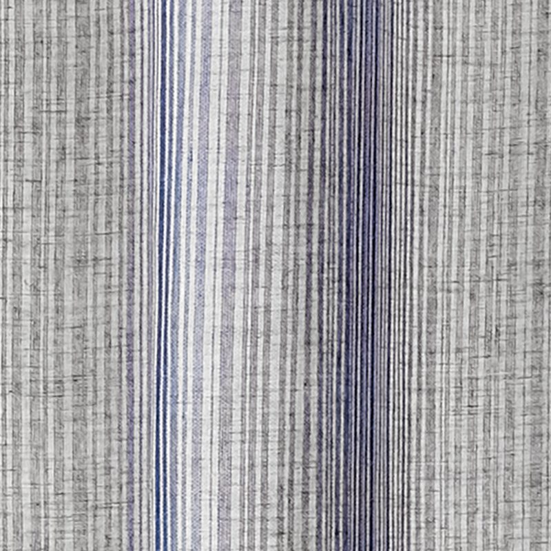 Voilage BAMBOU coloris bleu 140 x 280 cm