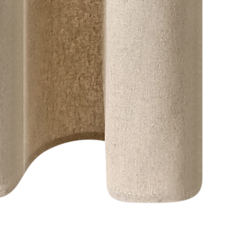 Rideau BRUSH coloris beige 135 x 240 cm