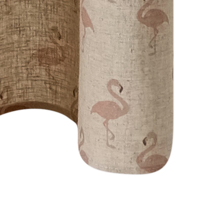 Voilage FLAMINGO coloris beige 140 x 240 cm