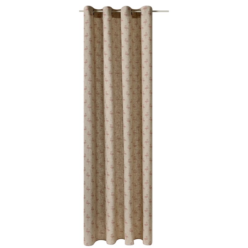 Voilage FLAMINGO coloris beige 140 x 240 cm