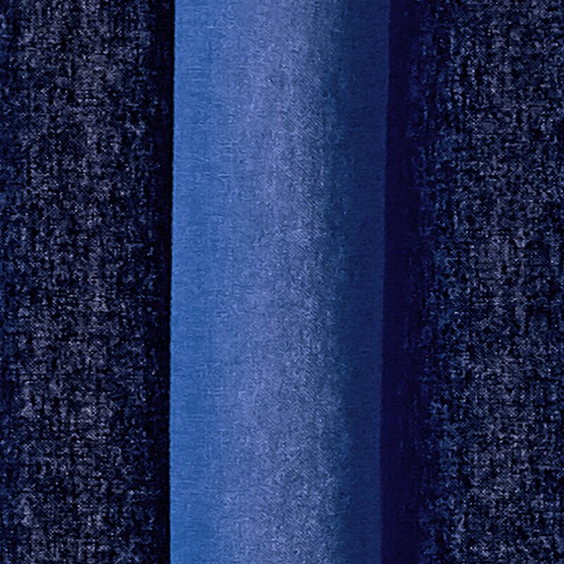 Rideau BRUSH coloris bleu 135 x 240 cm