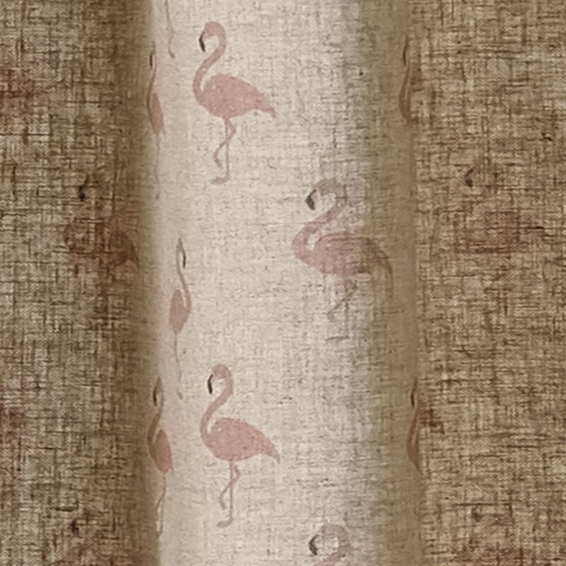 Voilage FLAMINGO coloris beige 140 x 240 cm