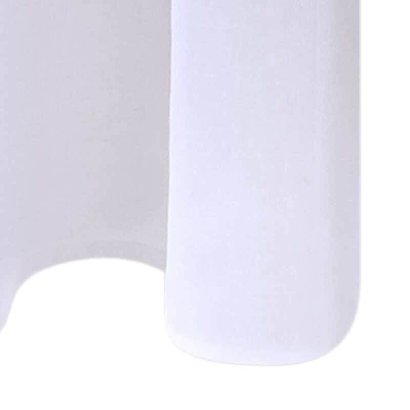 Voilage LINETTE coloris blanc 145 x 240 cm