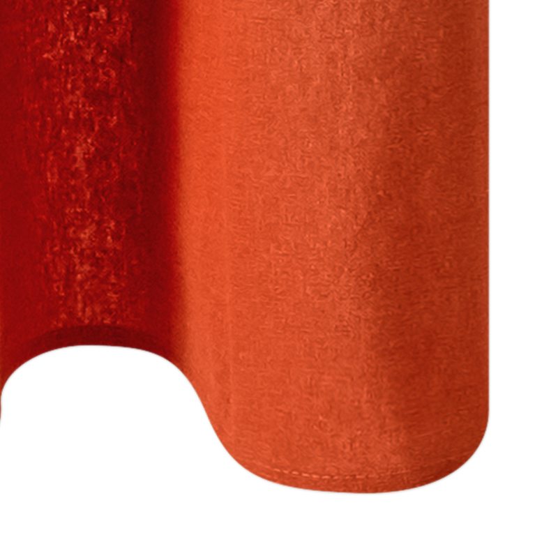 Rideau BRUSH coloris orange 135 x 240 cm