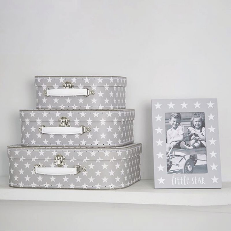 Boîte de rangement NORDIC STAR X3 coloris gris perle