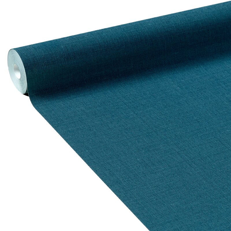 Papier peint intissé LAZY BY E. RIVASSOUX coloris bleu pétrole
