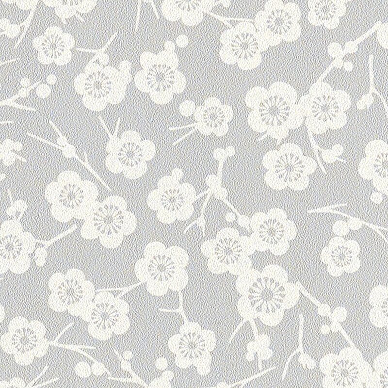 Papier peint intissé YOSHIMI coloris gris perle