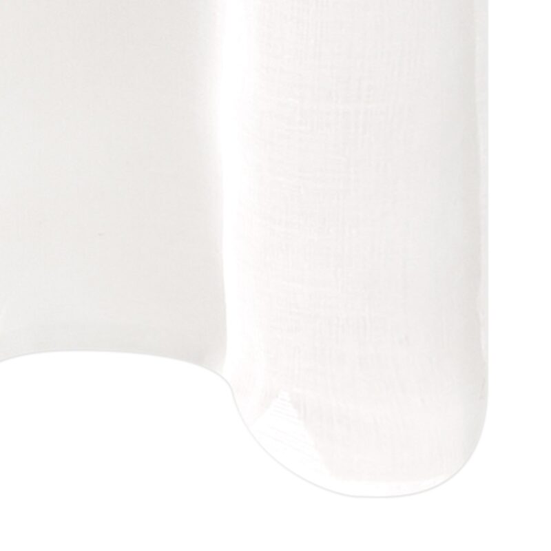 Voilage TWIST coloris blanc 140 x 240 cm