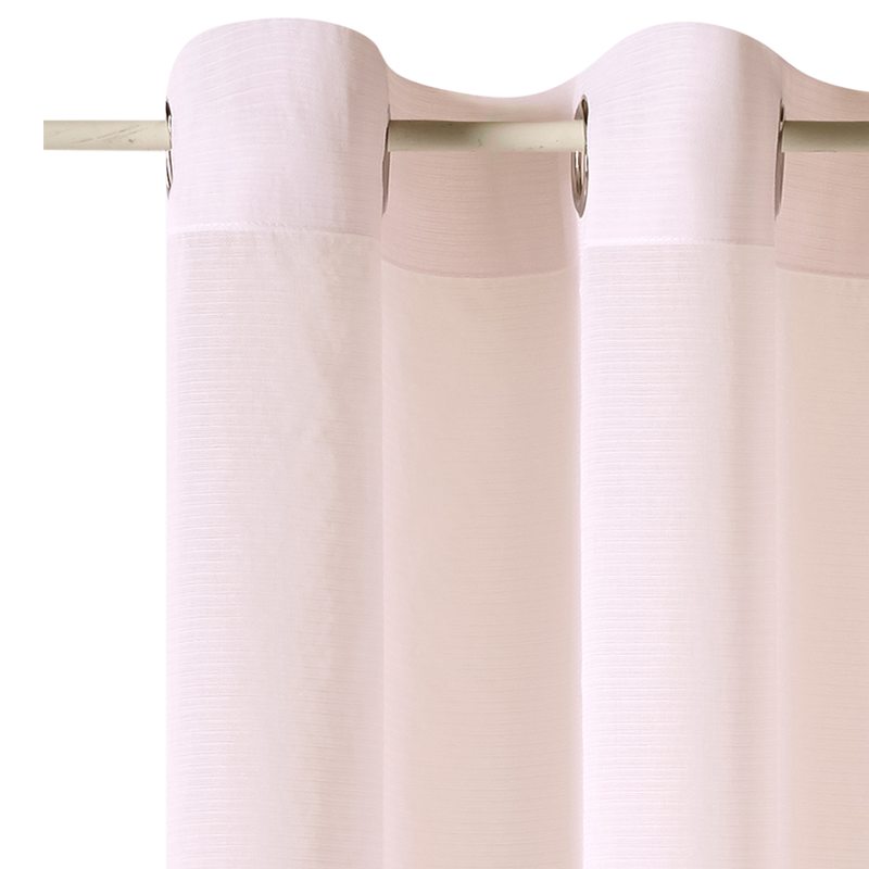 Voilage CHANTILLY coloris rose poudré 145 x 240 cm
