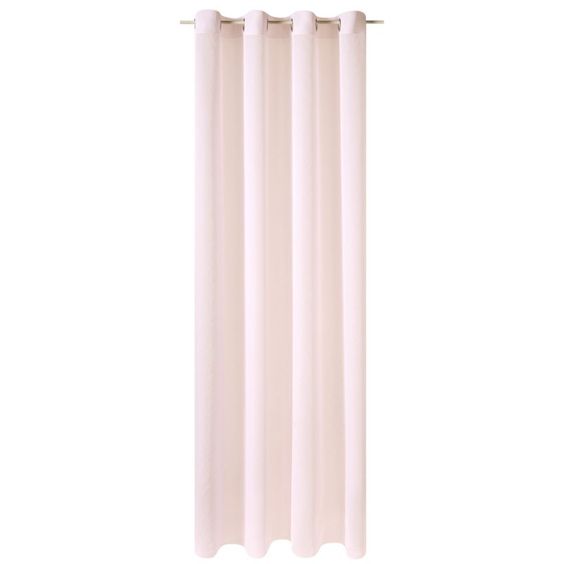 Voilage CHANTILLY coloris rose poudré 145 x 240 cm