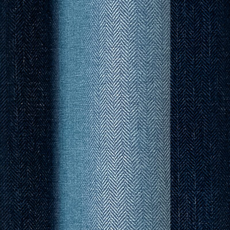 Rideau CLUB coloris bleu nuit 140 x 260 cm