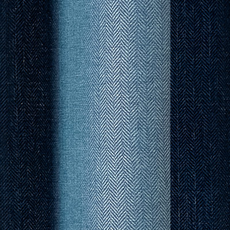 Rideau CLUB coloris bleu nuit 140 x 260 cm