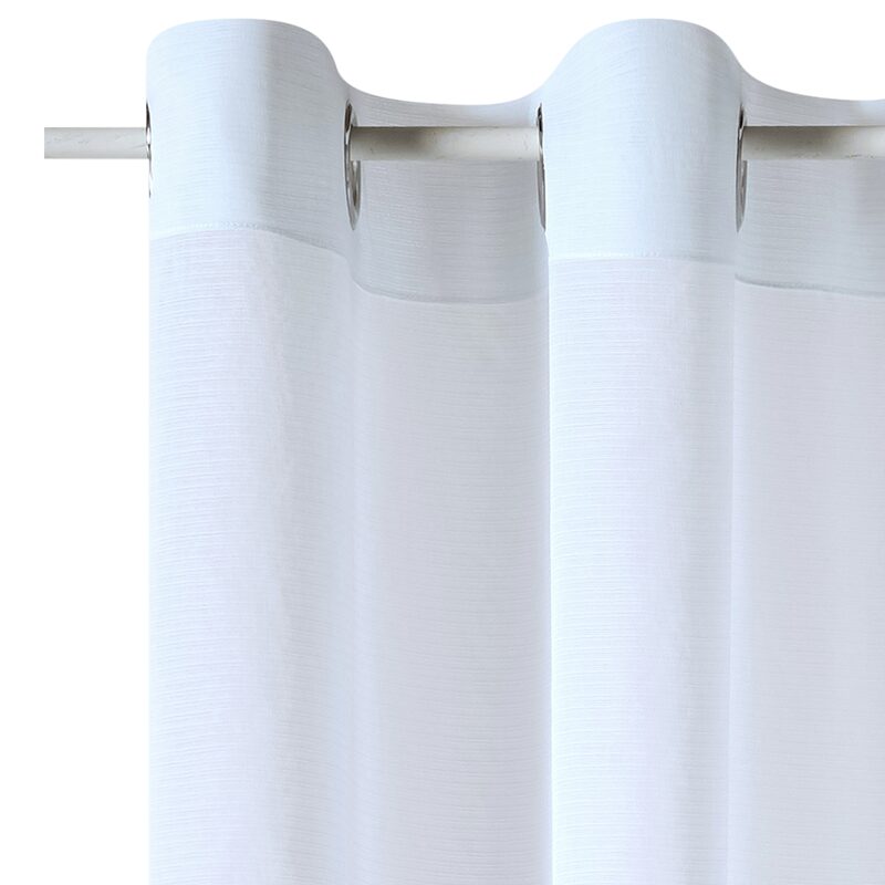 Voilage CHANTILLY coloris bleu ciel 145 x 240 cm