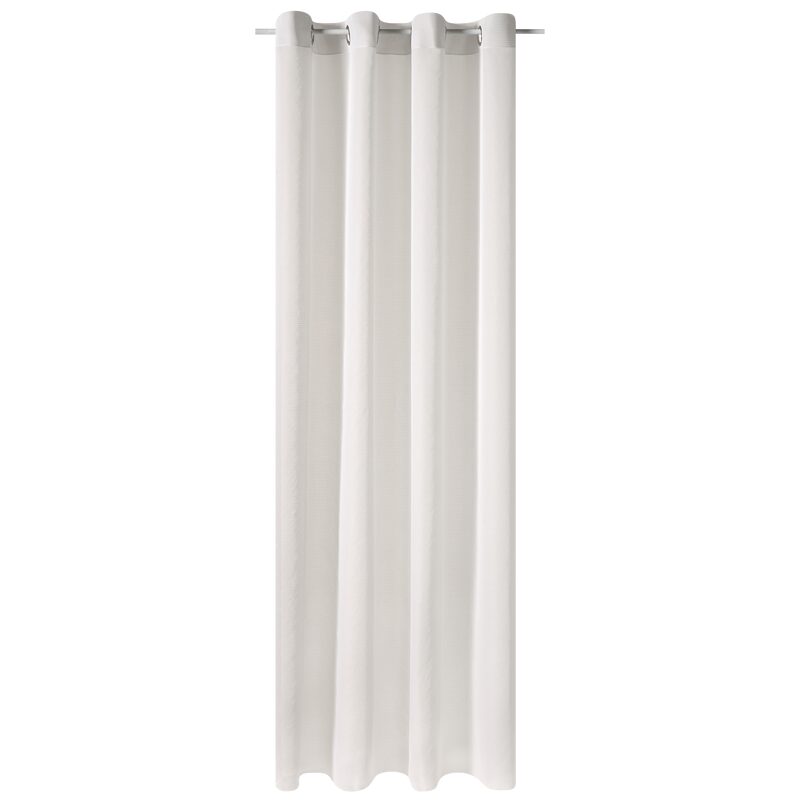 Voilage CHANTILLY coloris gris perle 145 x 240 cm