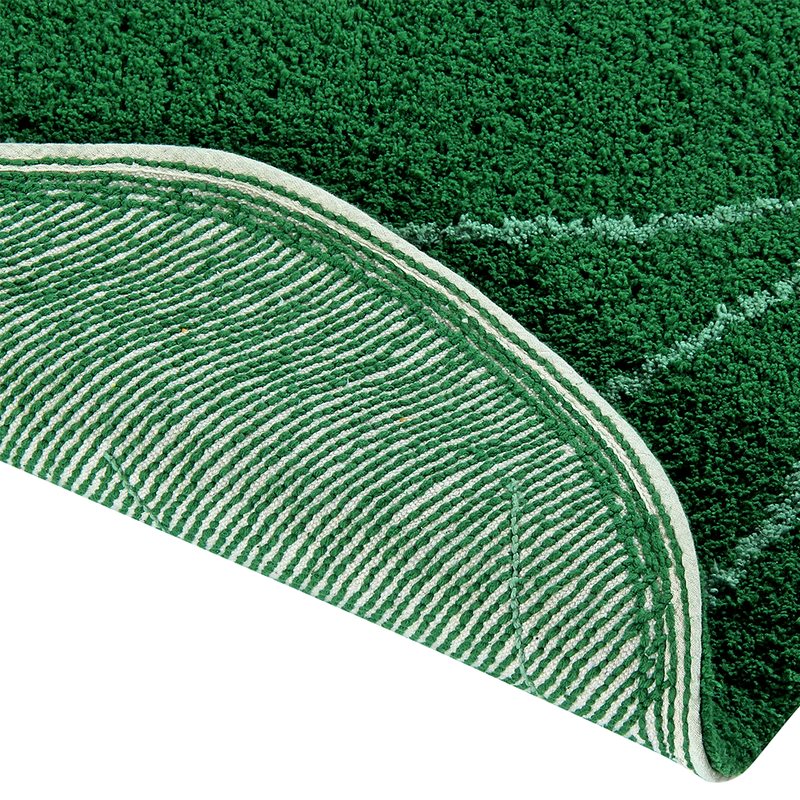 Tapis MONSTERA LEAF coloris vert 120 x 160 cm