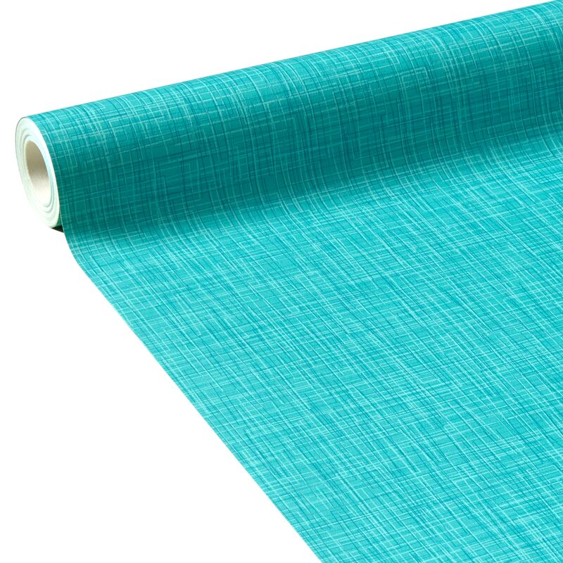 Papier peint AXIA coloris bleu turquoise