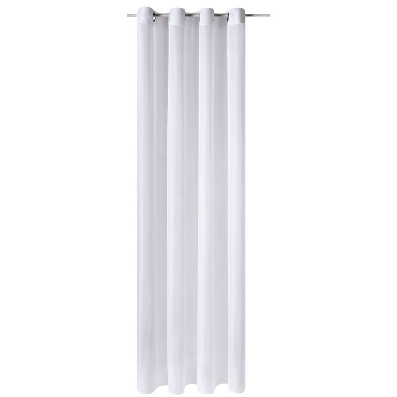 Voilage VOILE CHIC coloris blanc 145 x 240 cm