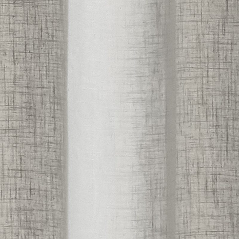 Voilage ASPECT LIN coloris Gris clair 145 x 260 cm