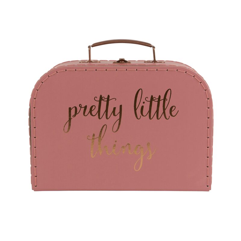 Boîte de rangement PRETTY LITTLE THINGS coloris lait fraise