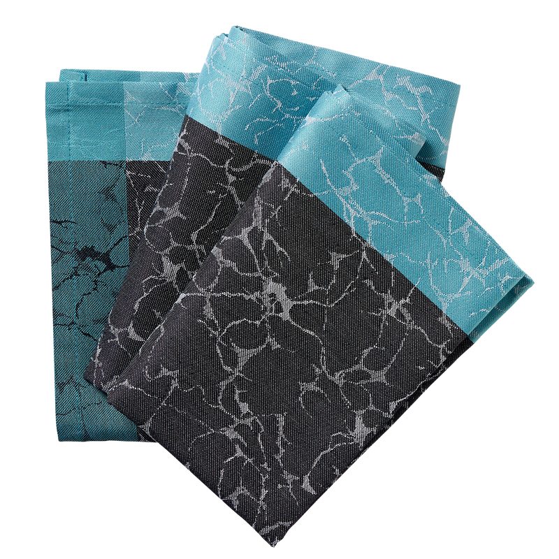 Chemin de table LAVA coloris gris 45 x 150 cm