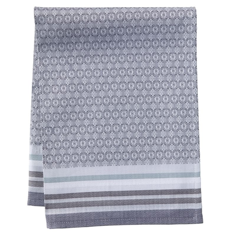 Torchon OSKAR coloris gris 50 x 71 cm