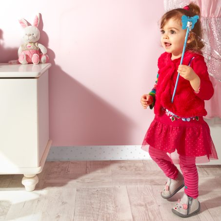 Plinthe déco TRIANGOLO coloris rose