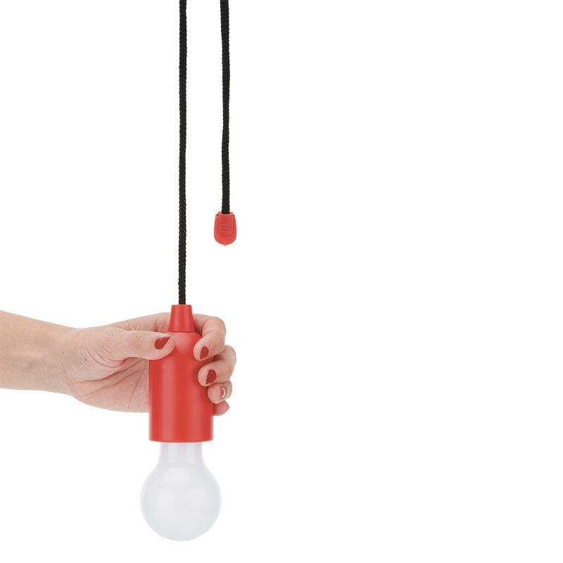 Objet lumineux PULL coloris rouge 9 x 9 cm