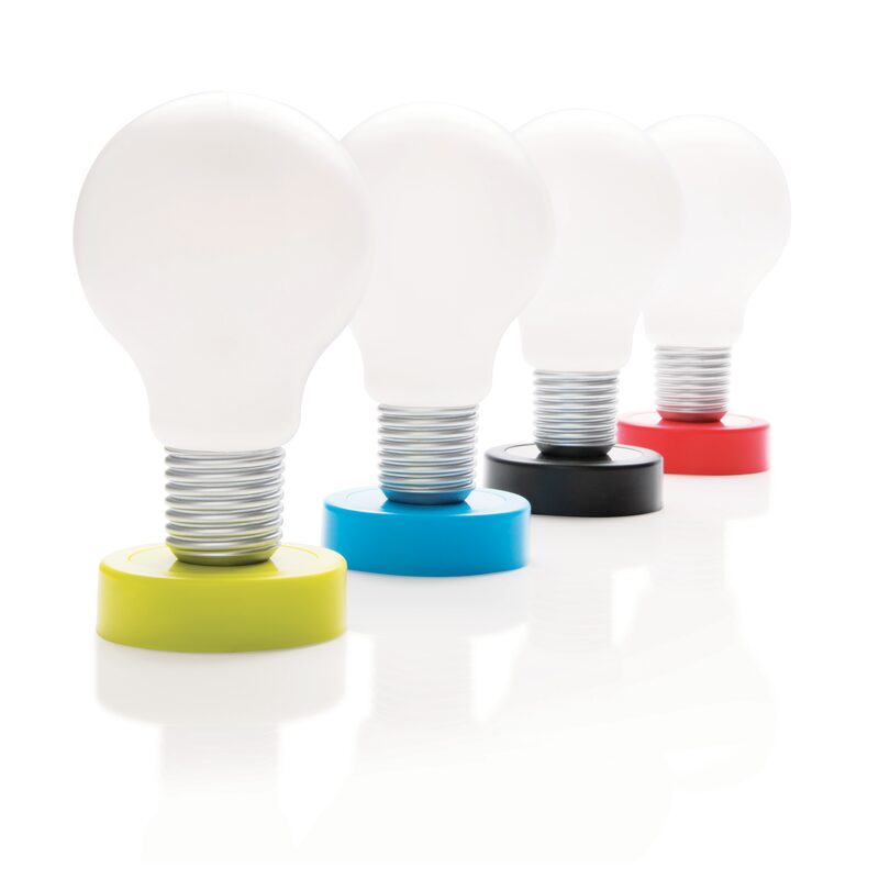 Lampe de chevet PUSH coloris rouge 16 x 9 cm