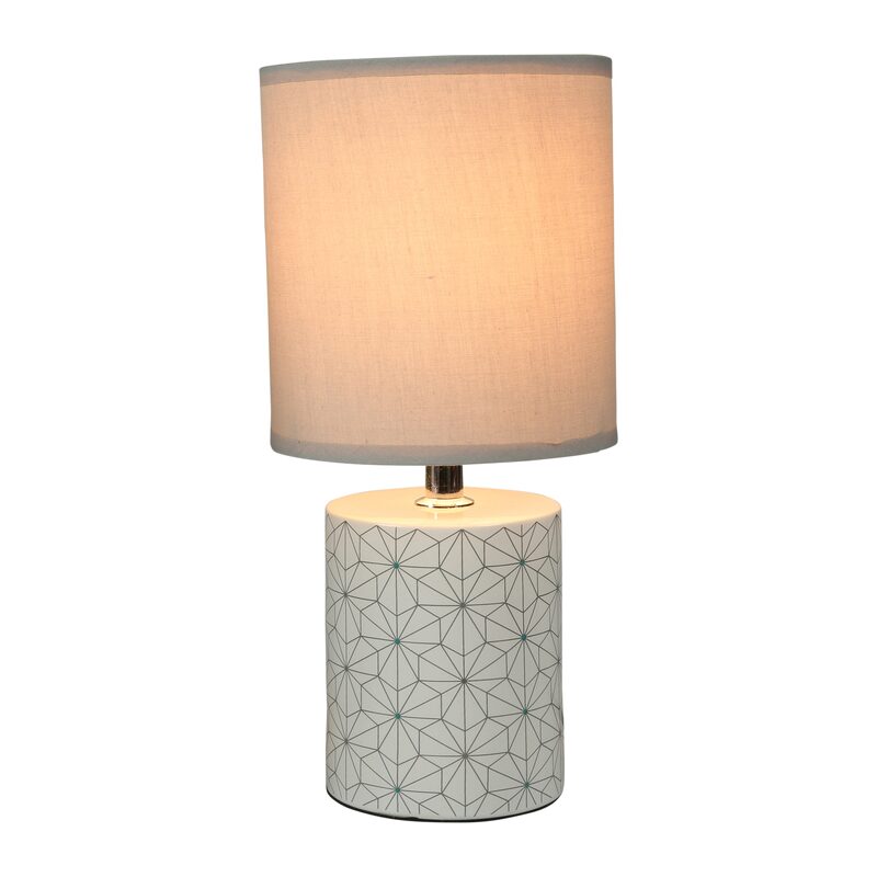 Lampe à poser IVAR coloris gris taupe 29 x 13,5 cm