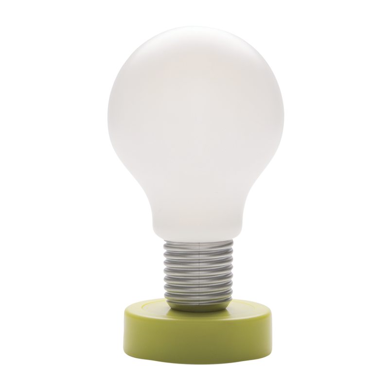 Lampe de chevet PUSH coloris vert anis 16 x 9 cm