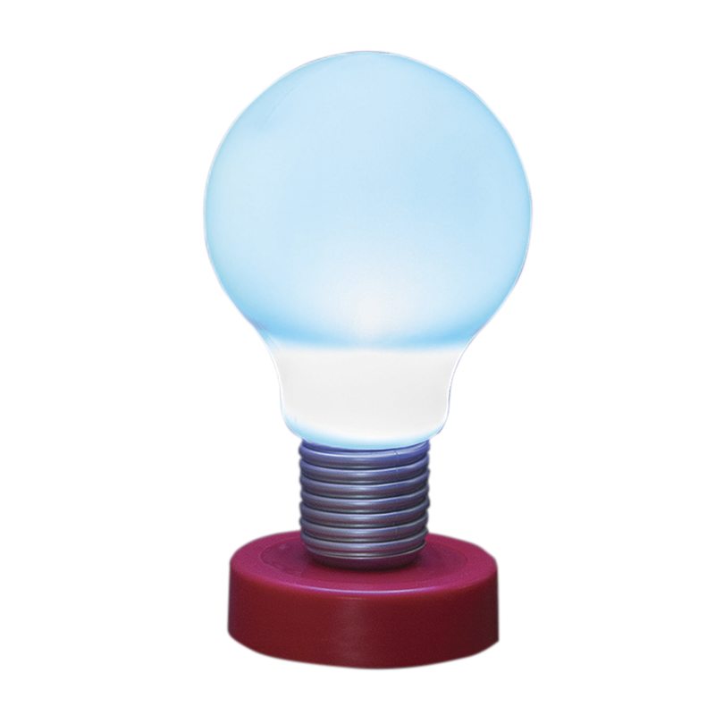 Lampe de chevet PUSH coloris rouge 16 x 9 cm