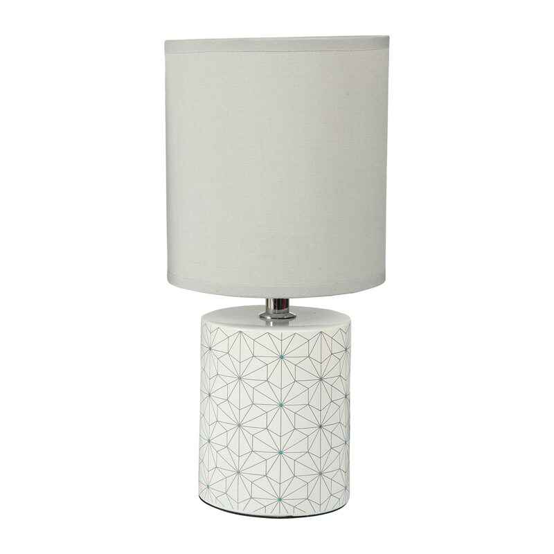 Lampe à poser IVAR coloris gris taupe 29 x 13,5 cm