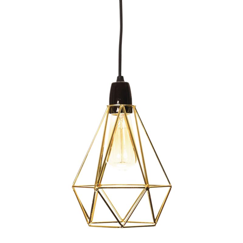 Lampe à poser DIAMOND coloris or  28 x 18 cm
