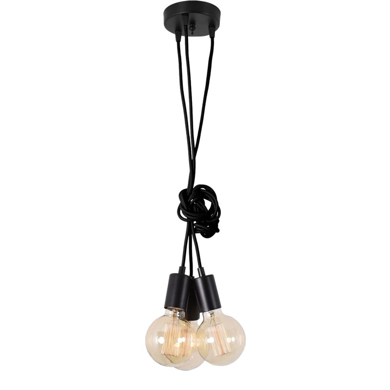 Suspension SPIDER LAMP coloris noir 14 x 9,5 cm