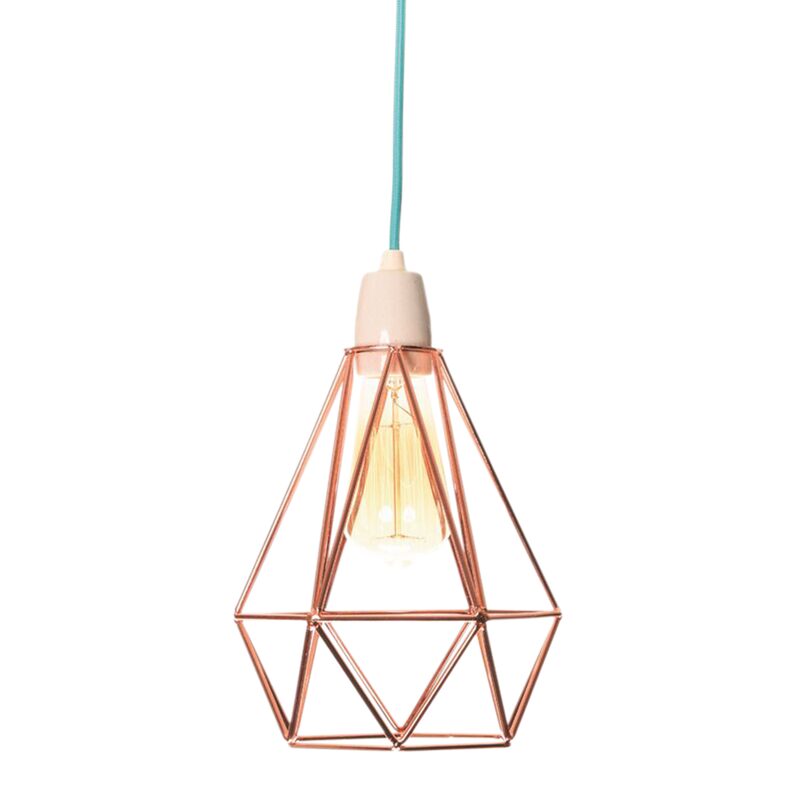 Lampe à poser DIAMOND coloris bronze 28 x 18 cm
