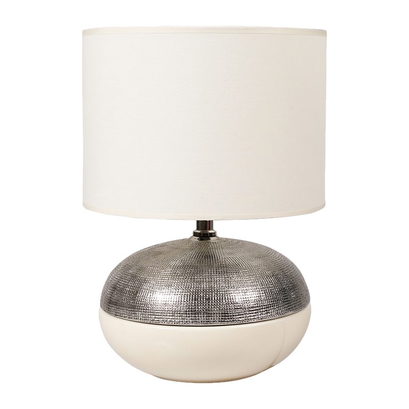 Lampe à poser VENUS coloris blanc 32,5 x 22,5 cm