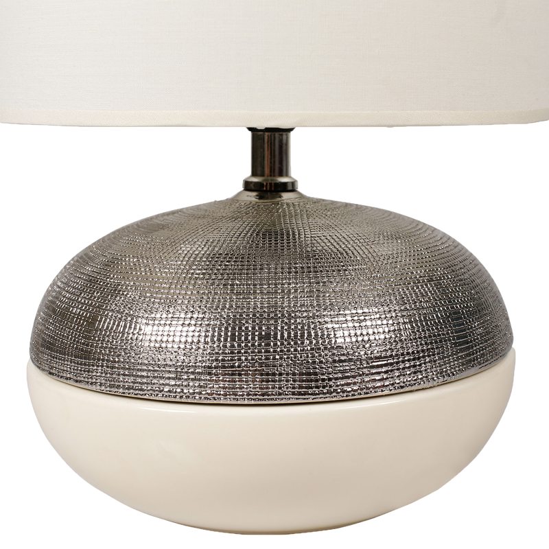 Lampe à poser VENUS coloris blanc 32,5 x 22,5 cm