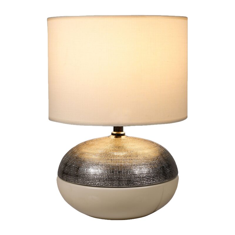 Lampe à poser VENUS coloris blanc 32,5 x 22,5 cm